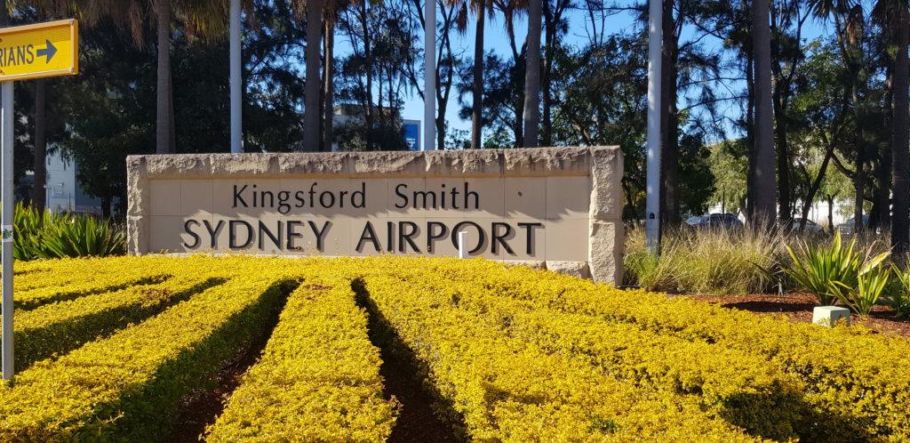 Sydney Domestic Airport Sign